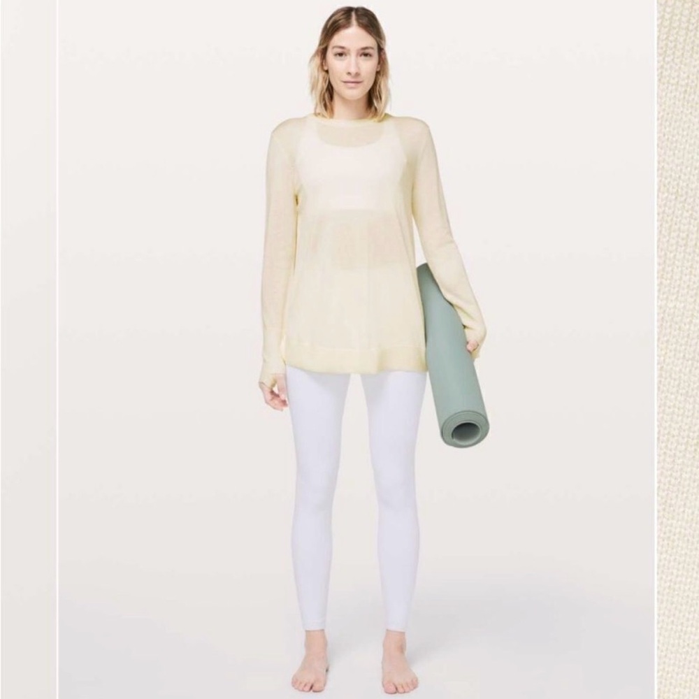 Lululemon Long Sleeve Top open back size 4